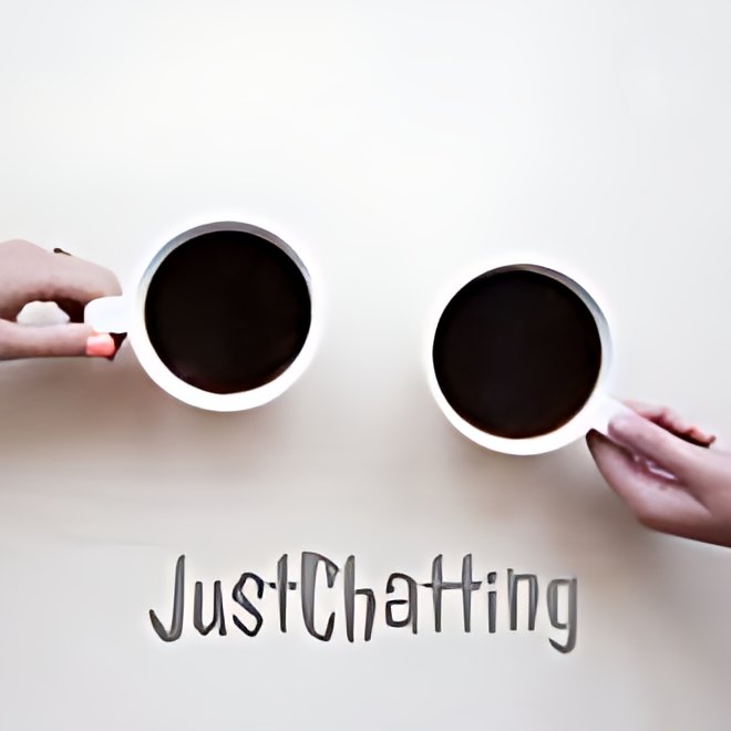 JustChatting podcast: two cups of coffee